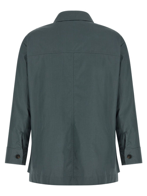 'S Max Mara Gray Cotton Blouse 'S Max Mara