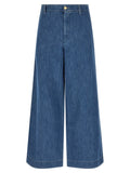 'S Max Mara Blue Cotton Cropped Jeans 'S Max Mara