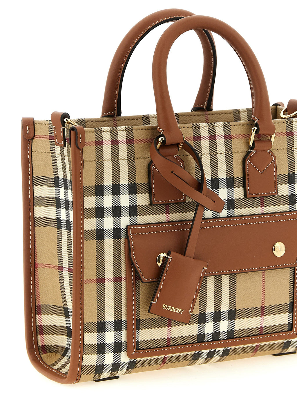 Burberry Beige Polyethylene Tote Bag Burberry
