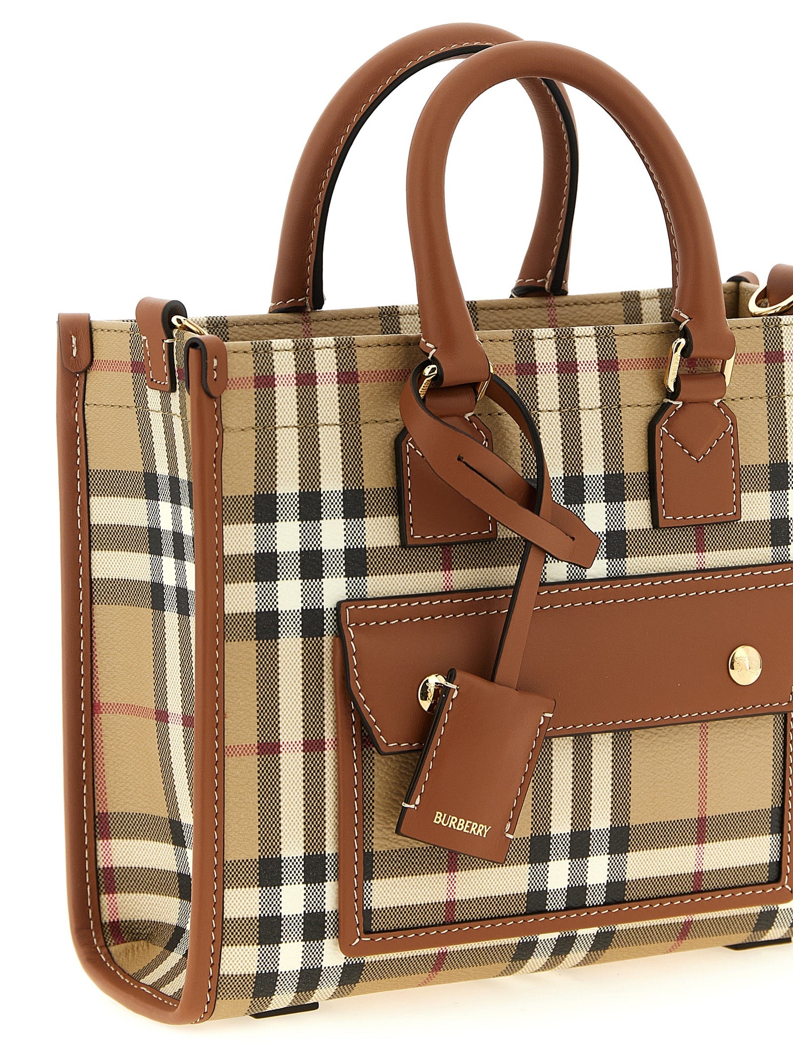 Burberry Beige Polyethylene Tote Bag Burberry
