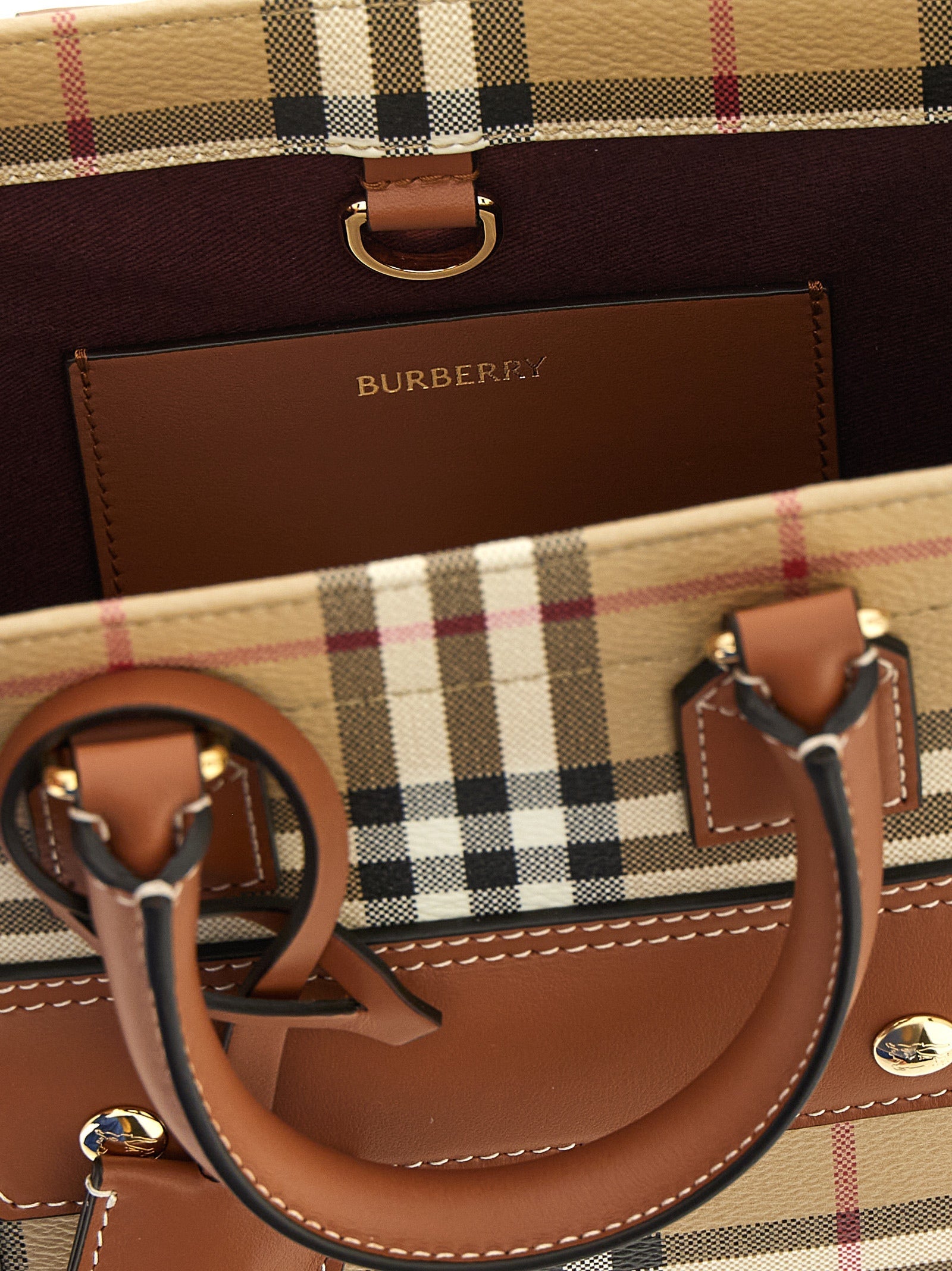 Burberry Beige Polyethylene Tote Bag Burberry