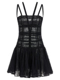 Giovanni Bedin Black Polyamide Short Dress Giovanni Bedin