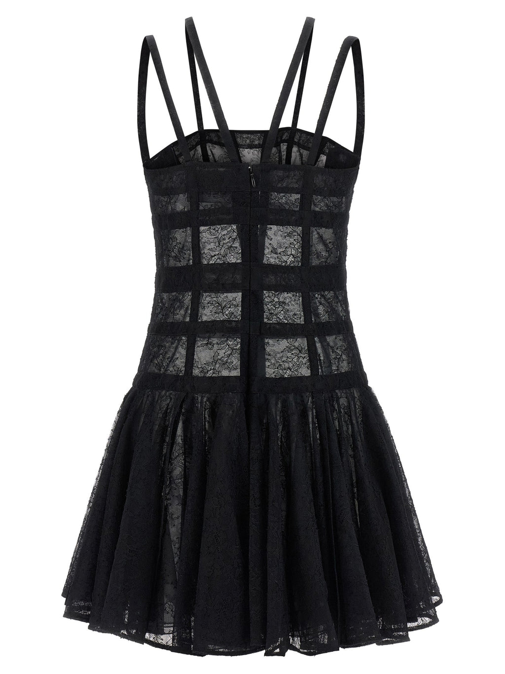 Giovanni Bedin Black Polyamide Short Dress Giovanni Bedin