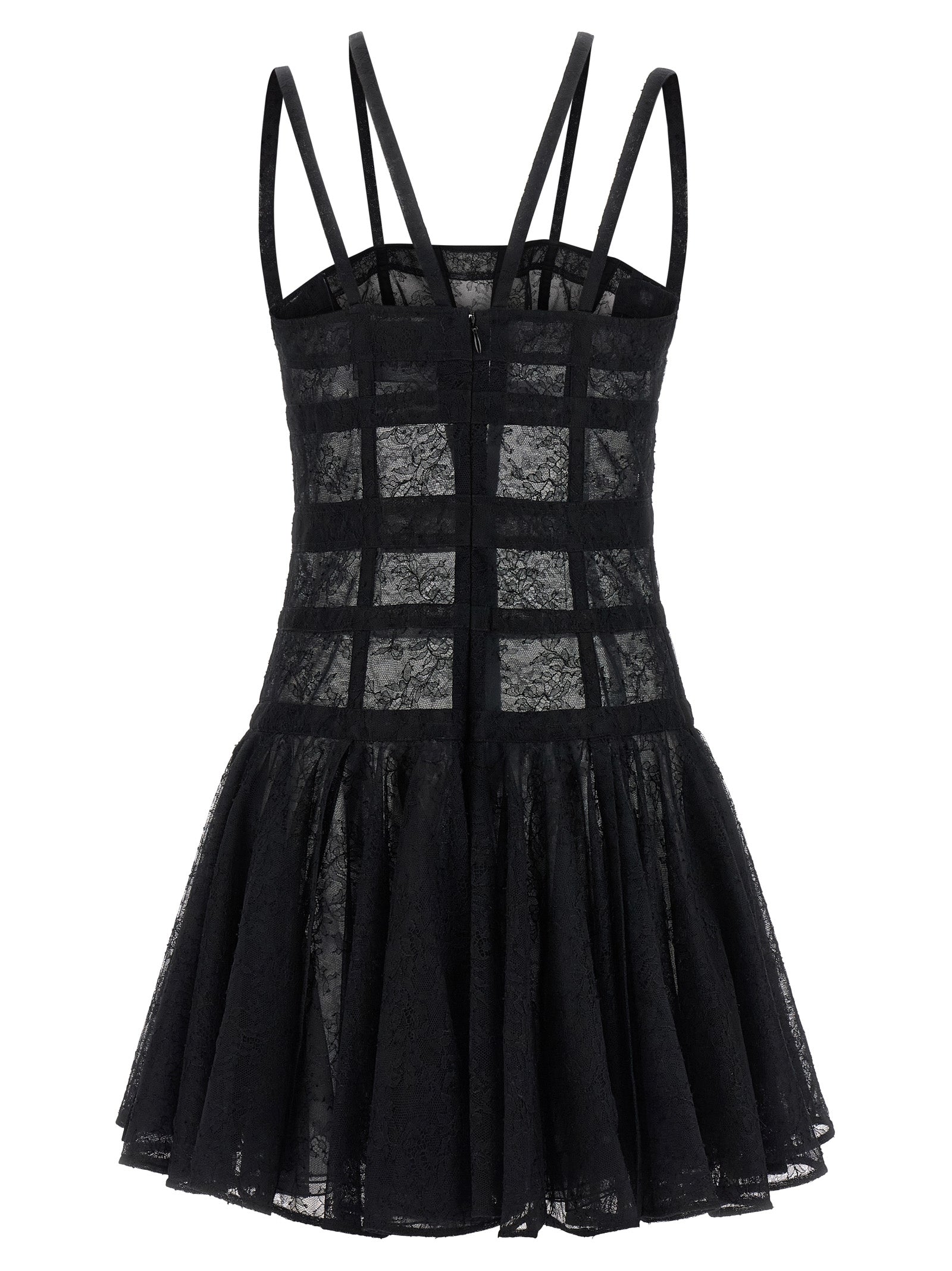 Giovanni Bedin Black Polyamide Short Dress Giovanni Bedin