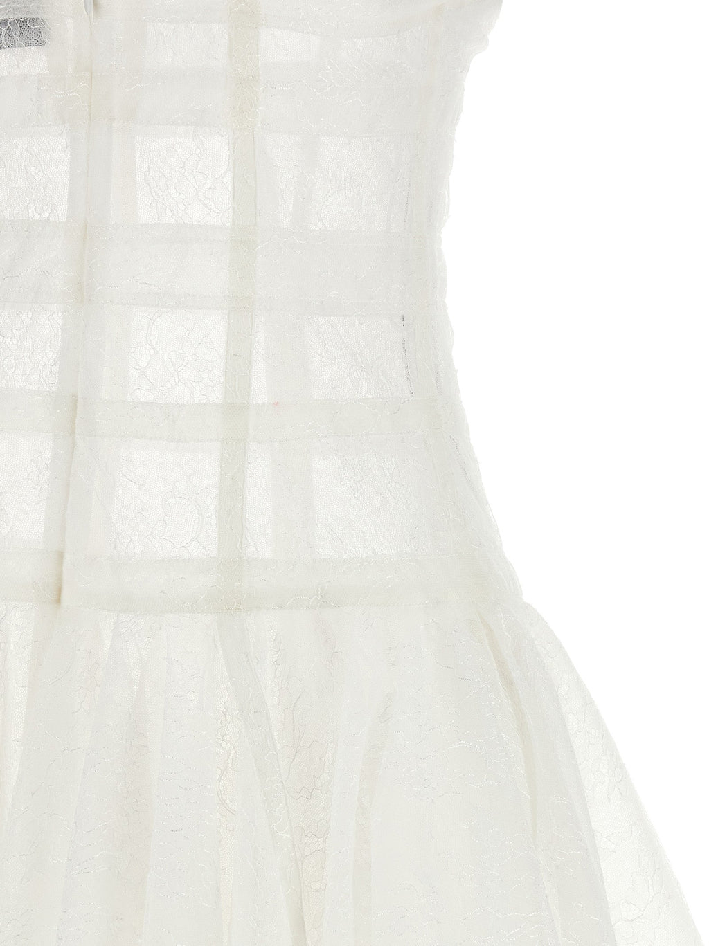 Giovanni Bedin White Polyamide Short Dress Giovanni Bedin
