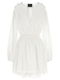 Giovanni Bedin White Cotton Short Dress Giovanni Bedin