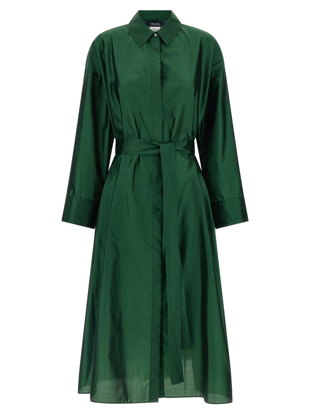 'S Max Mara Bicolor Polyester Midi Dress 'S Max Mara