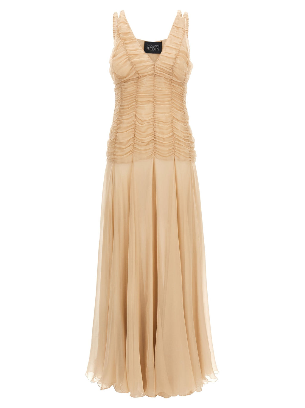 Giovanni Bedin Multicolor Silk Long Dress Giovanni Bedin
