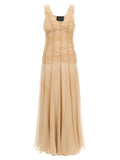 Giovanni Bedin Multicolor Silk Long Dress Giovanni Bedin