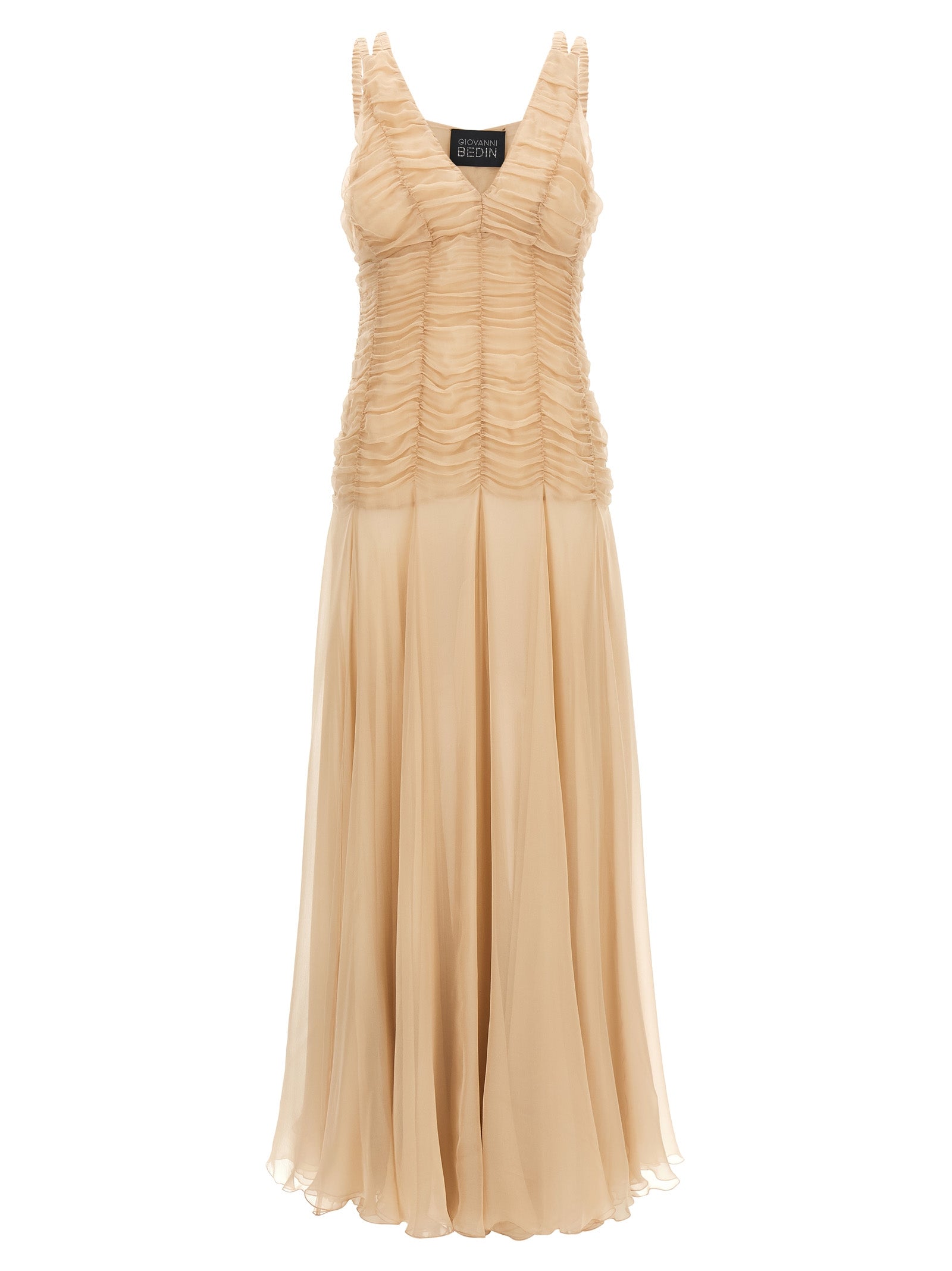 Giovanni Bedin Multicolor Silk Long Dress Giovanni Bedin