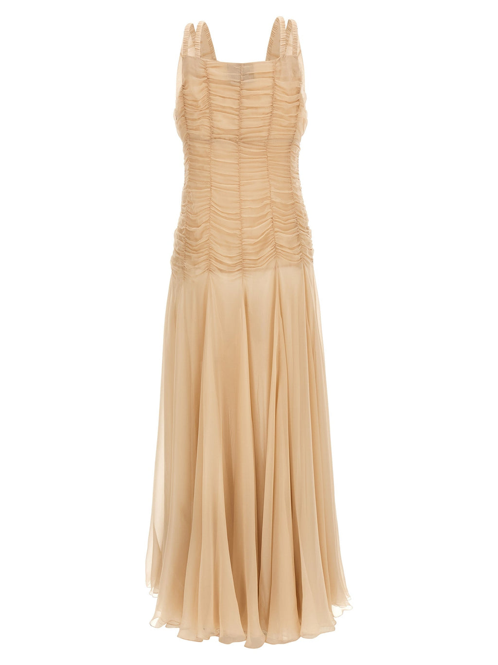 Giovanni Bedin Multicolor Silk Long Dress Giovanni Bedin