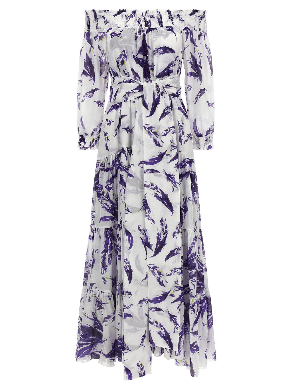 SAMANTHA SUNG Purple Cotton Long Dress SAMANTHA SUNG