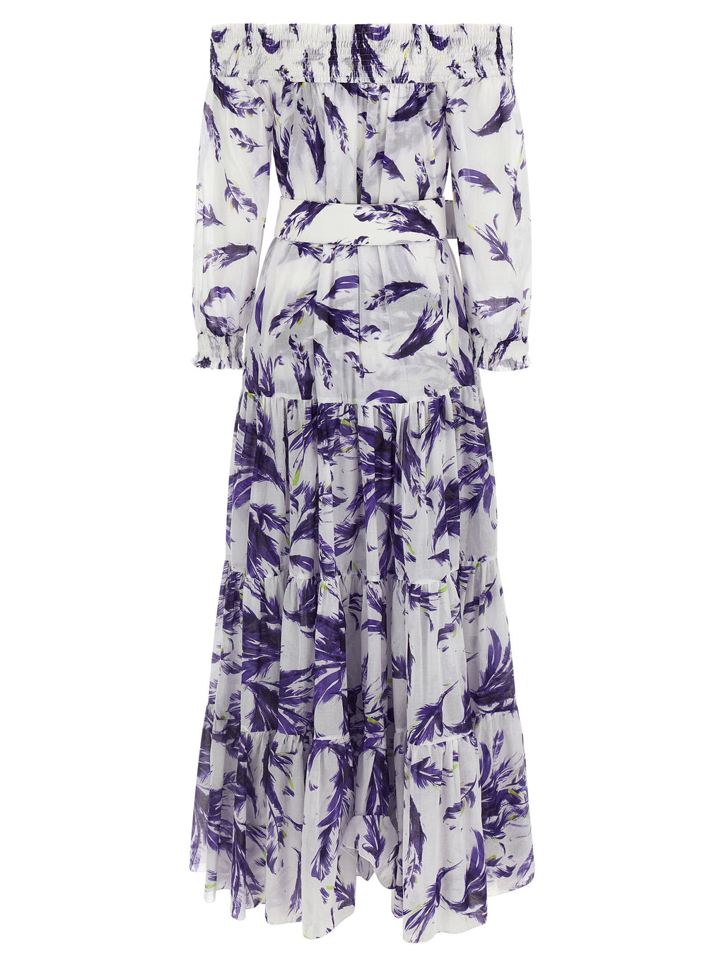 SAMANTHA SUNG Purple Cotton Long Dress SAMANTHA SUNG