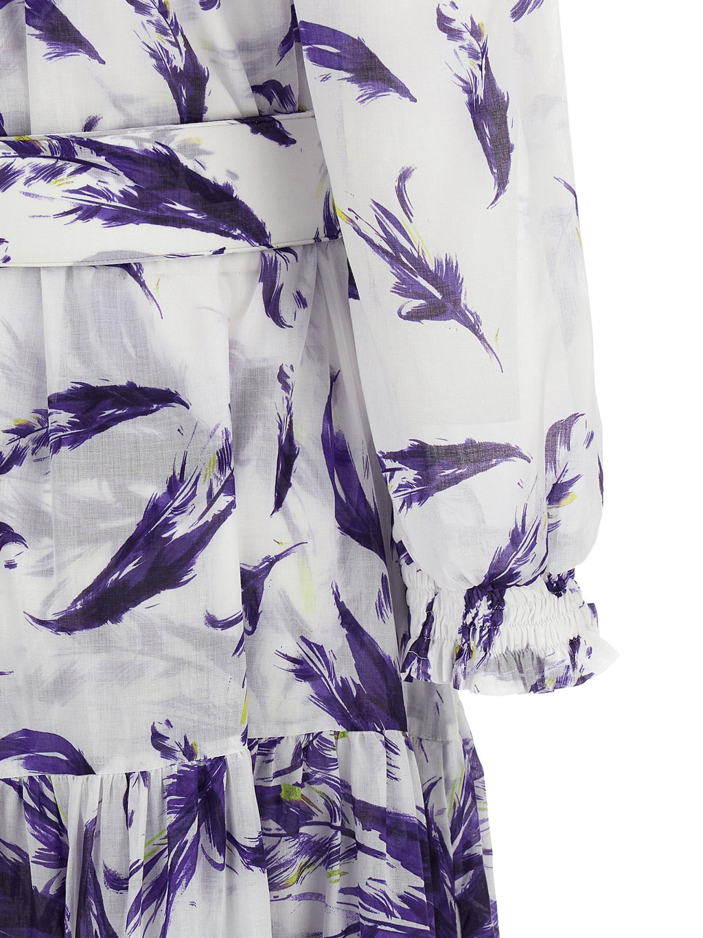 SAMANTHA SUNG Purple Cotton Long Dress SAMANTHA SUNG