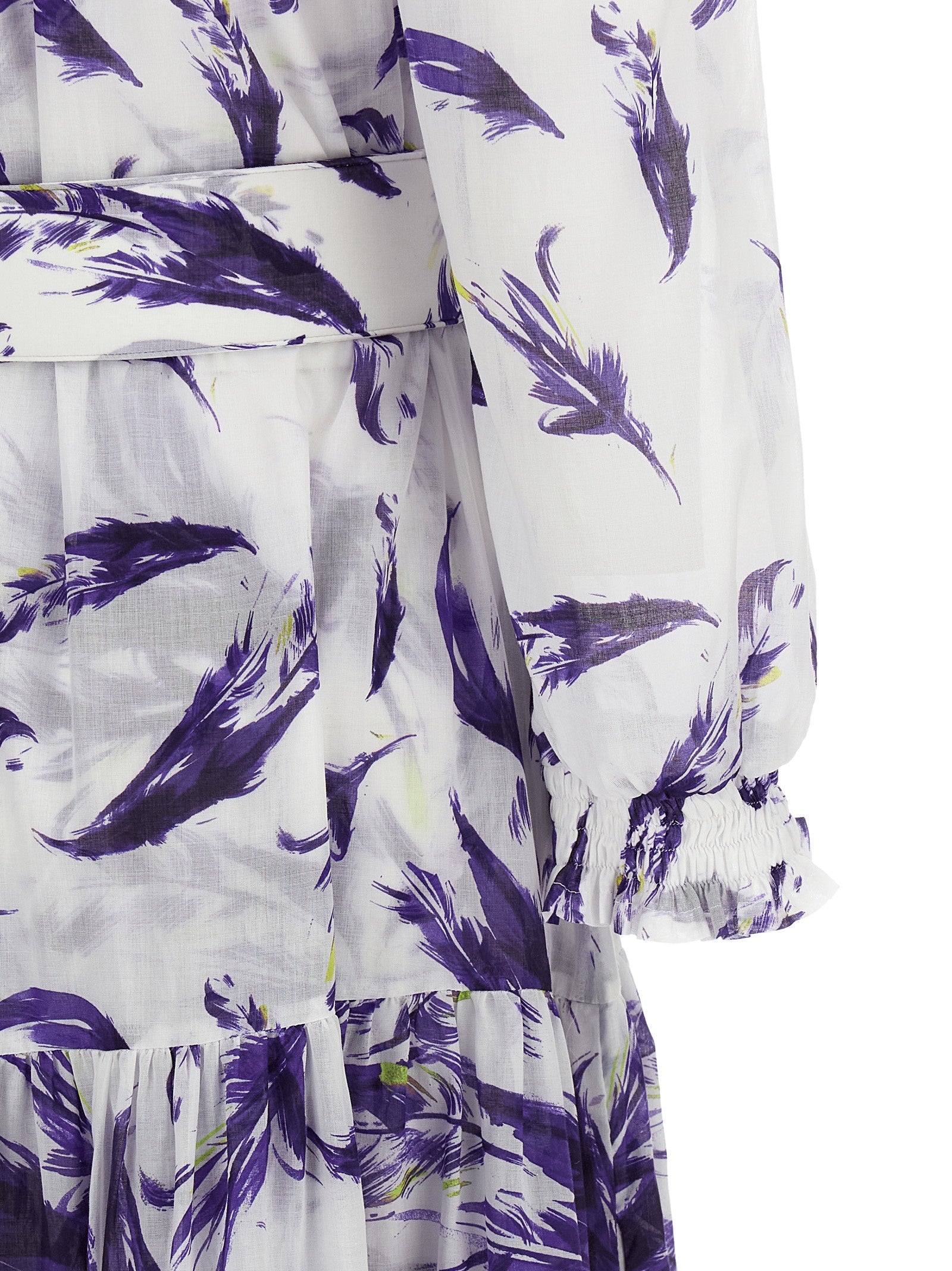 SAMANTHA SUNG Purple Cotton Long Dress SAMANTHA SUNG