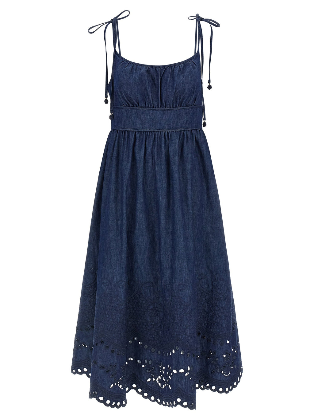 Zimmermann Blue Cotton Midi Dress