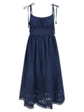 Zimmermann Blue Cotton Midi Dress