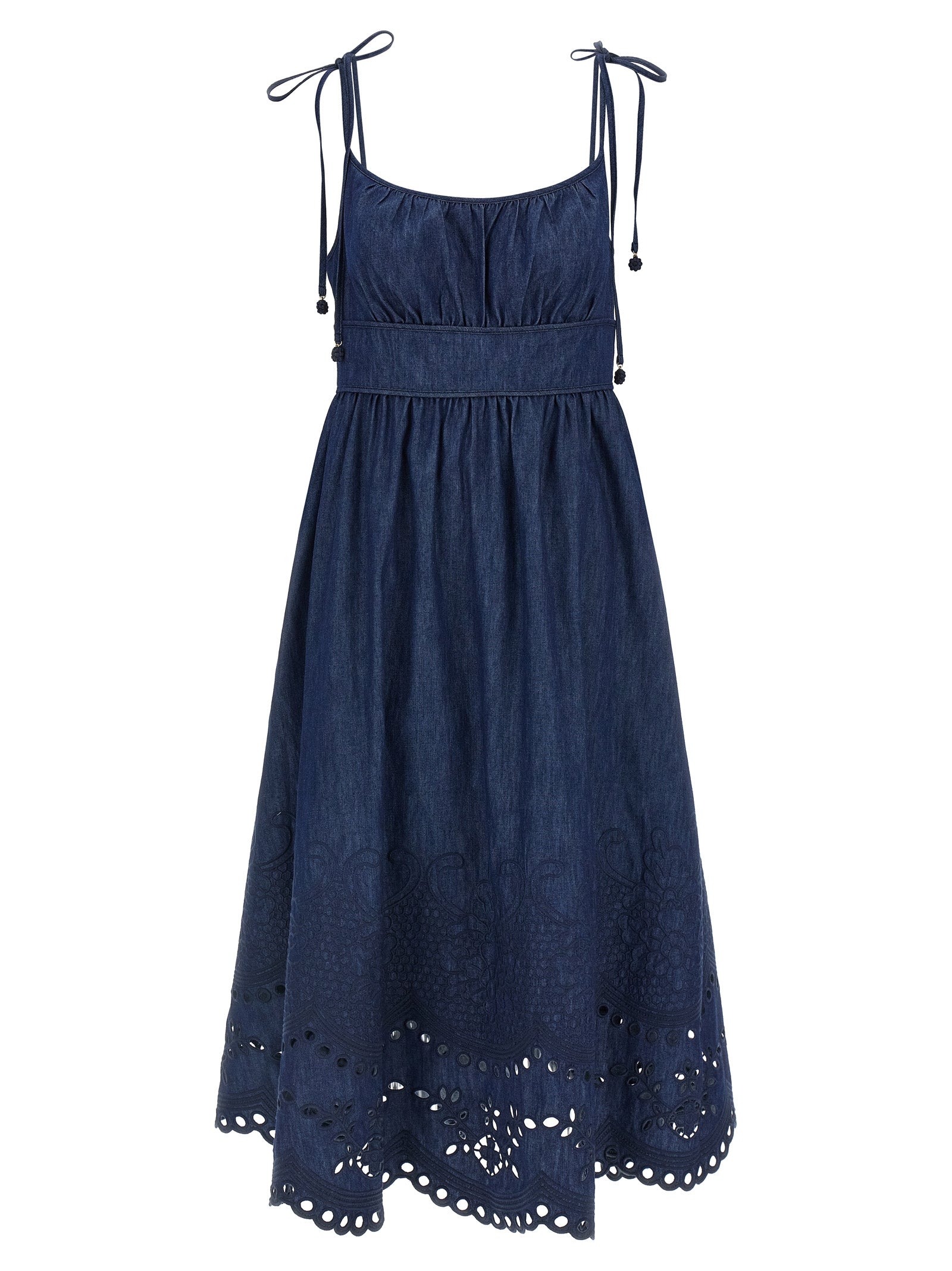 Zimmermann Blue Cotton Midi Dress