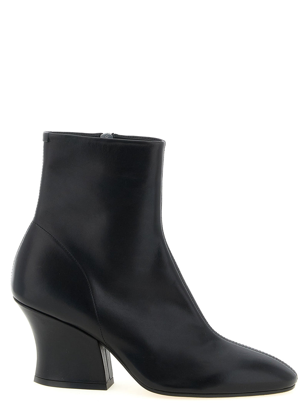 Jil Sander Black Calfskin Ankle Boots Jil Sander