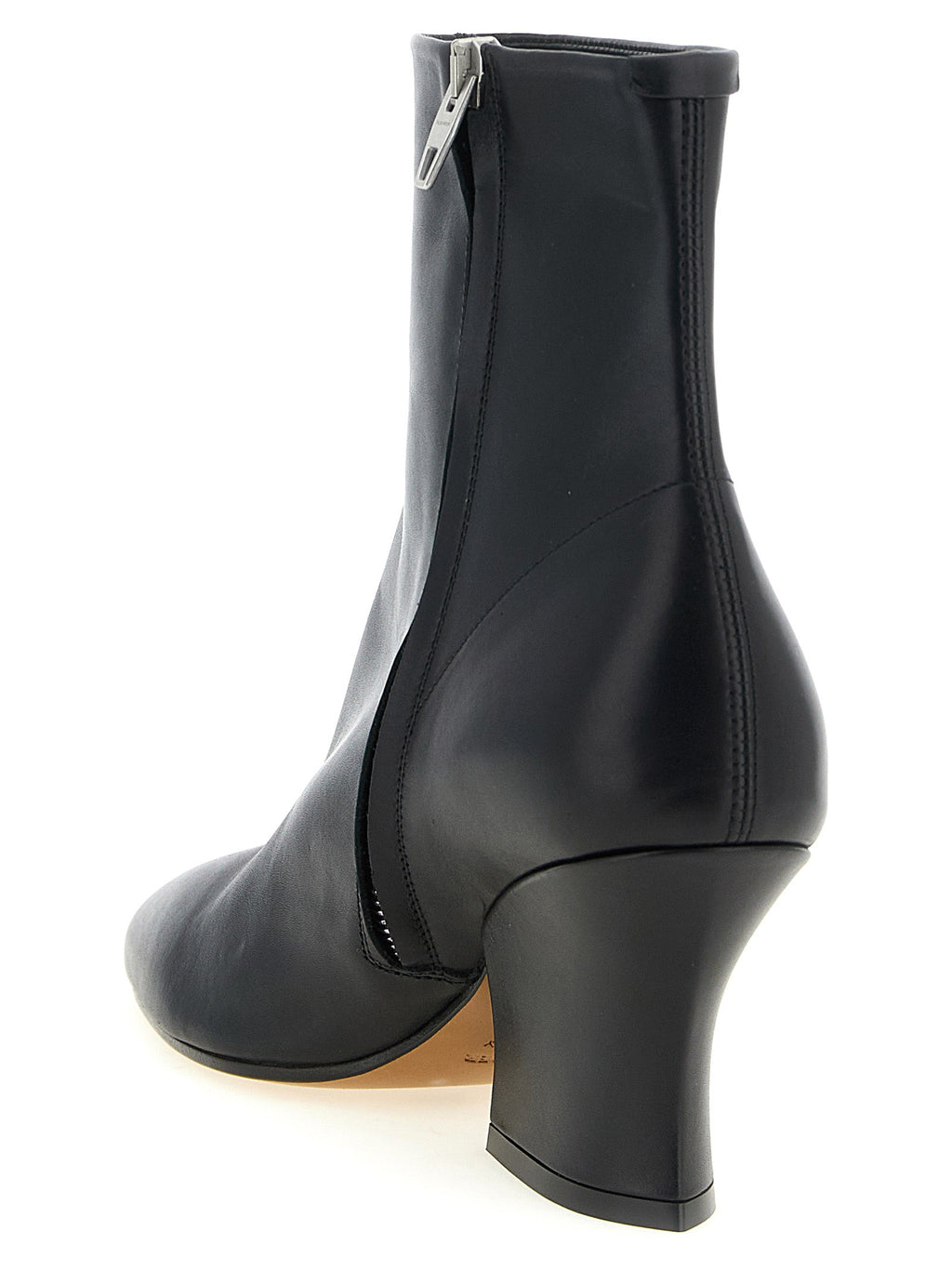Jil Sander Black Calfskin Ankle Boots Jil Sander