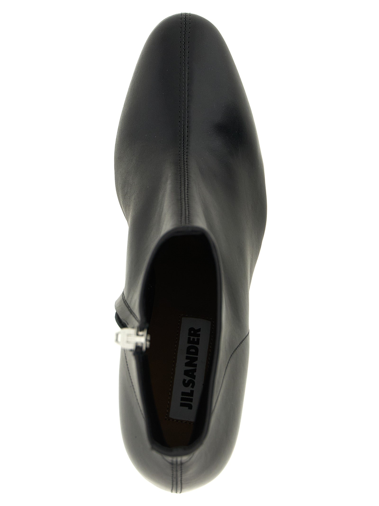 Jil Sander Black Calfskin Ankle Boots Jil Sander