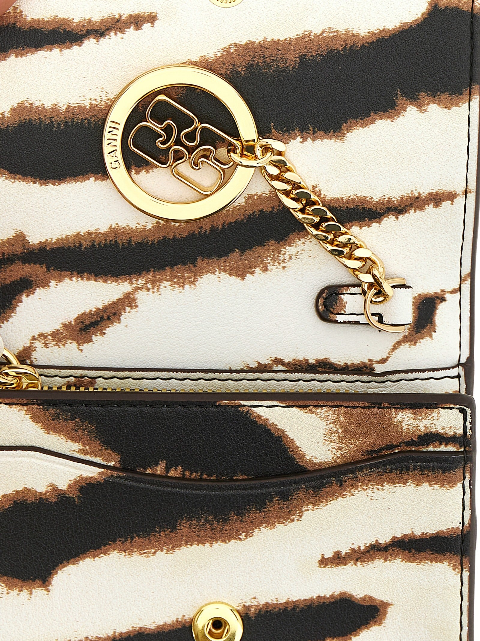Ganni Multicolor Polyester Cardholder Ganni