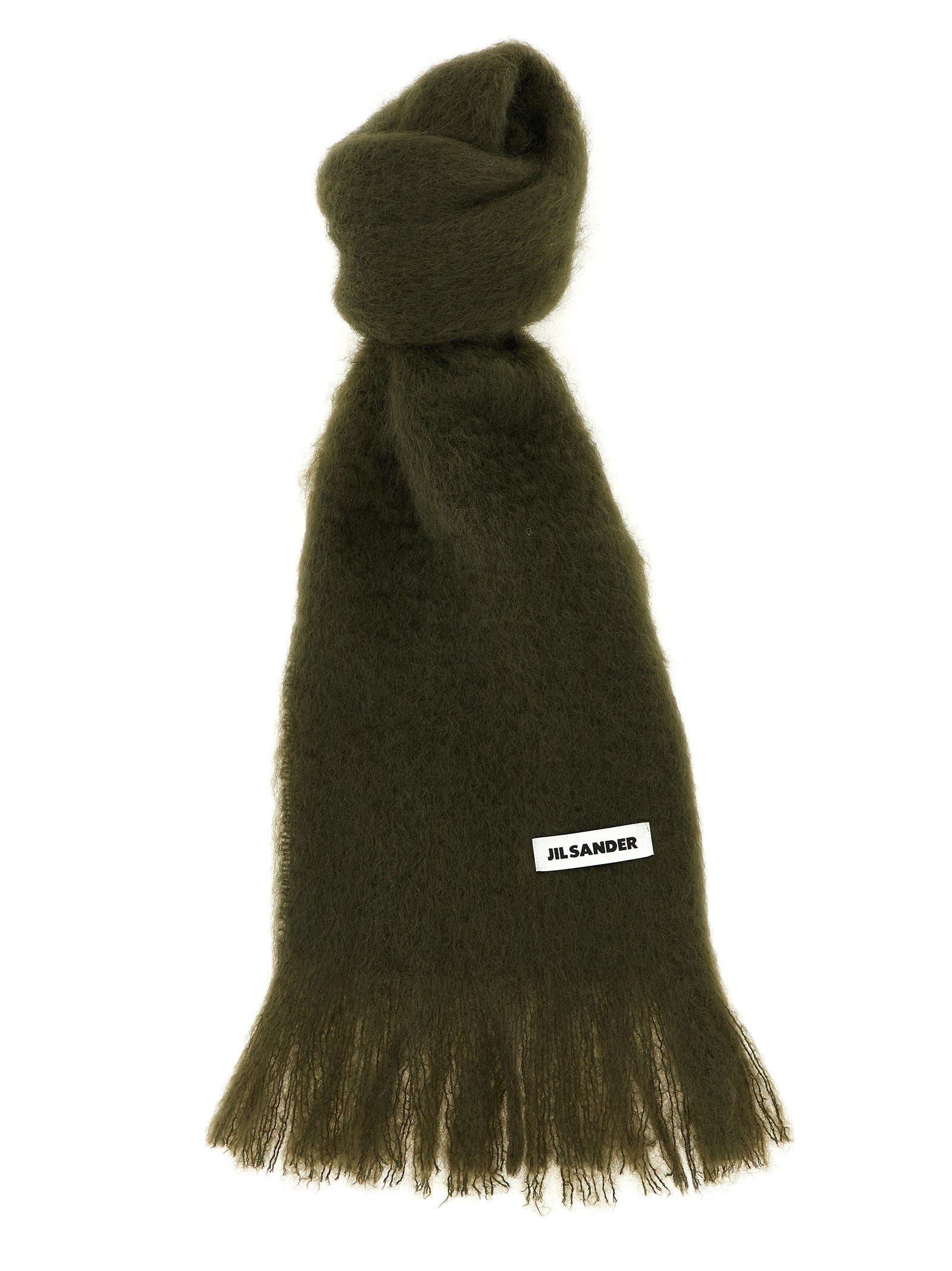 Jil Sander Bicolor Wool Scarf Jil Sander