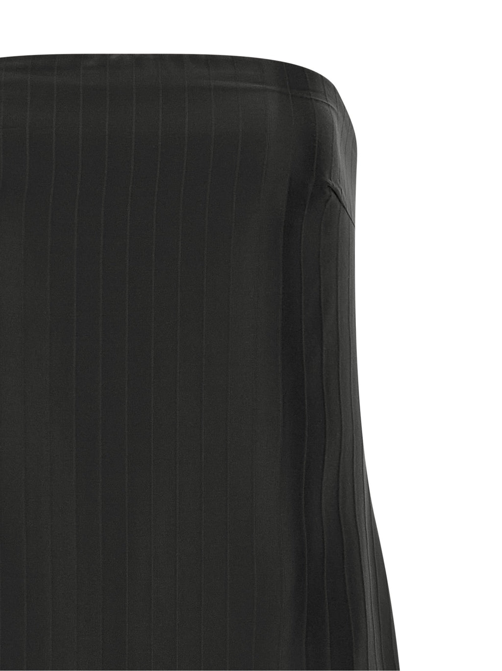 Loulou De Saison Black Viscose Midi Dress Loulou De Saison