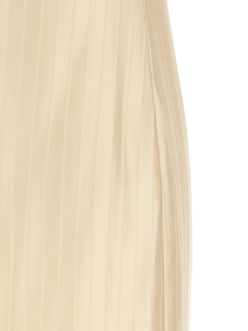 Loulou De Saison Beige Viscose Midi Dress