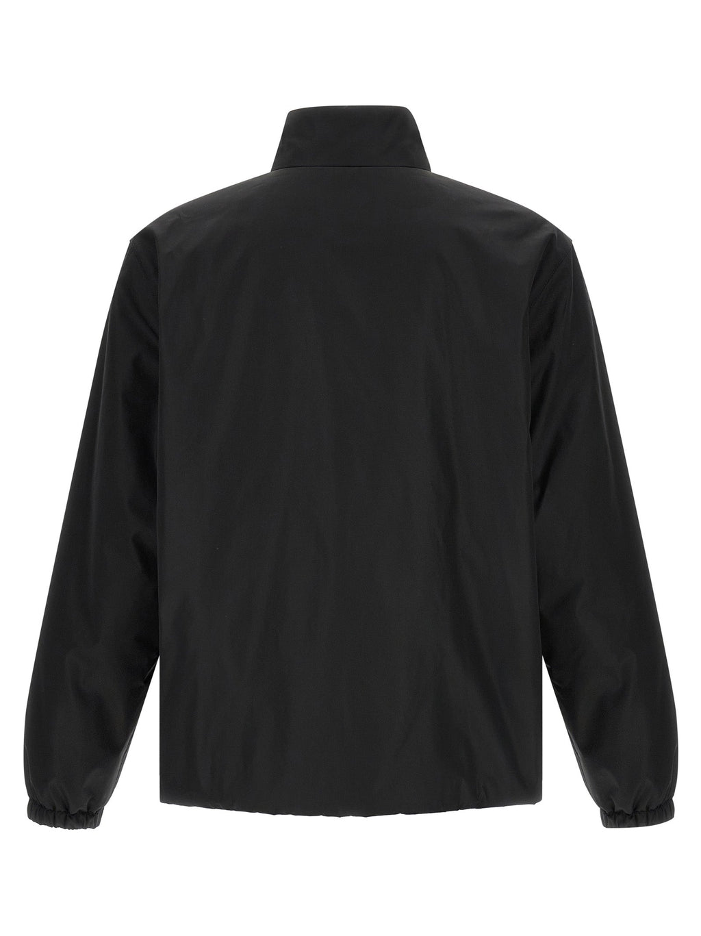 Jil Sander Black Polyester Full-Length Jacket Jil Sander
