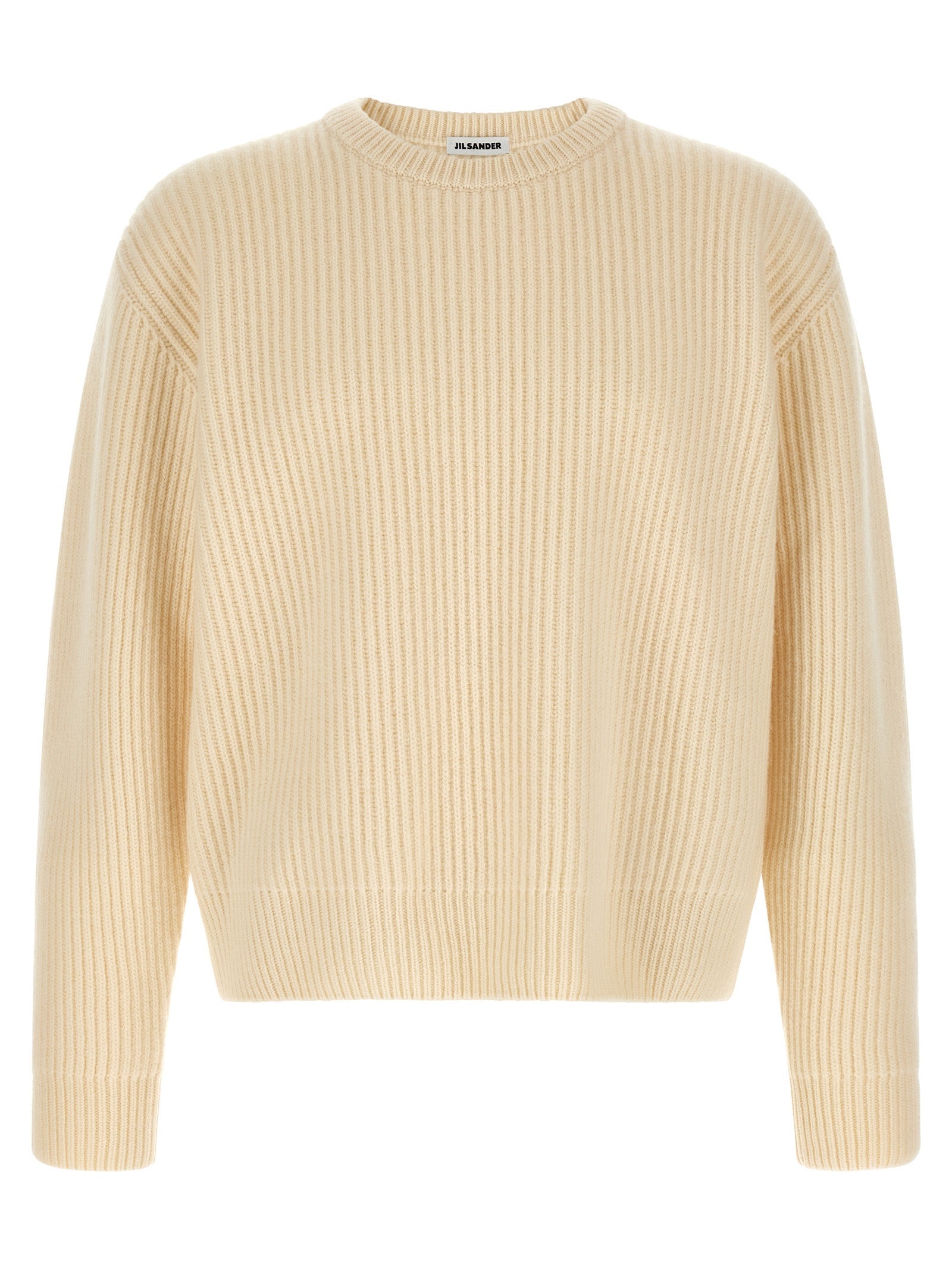 Jil Sander White Wool Cardigan Jil Sander