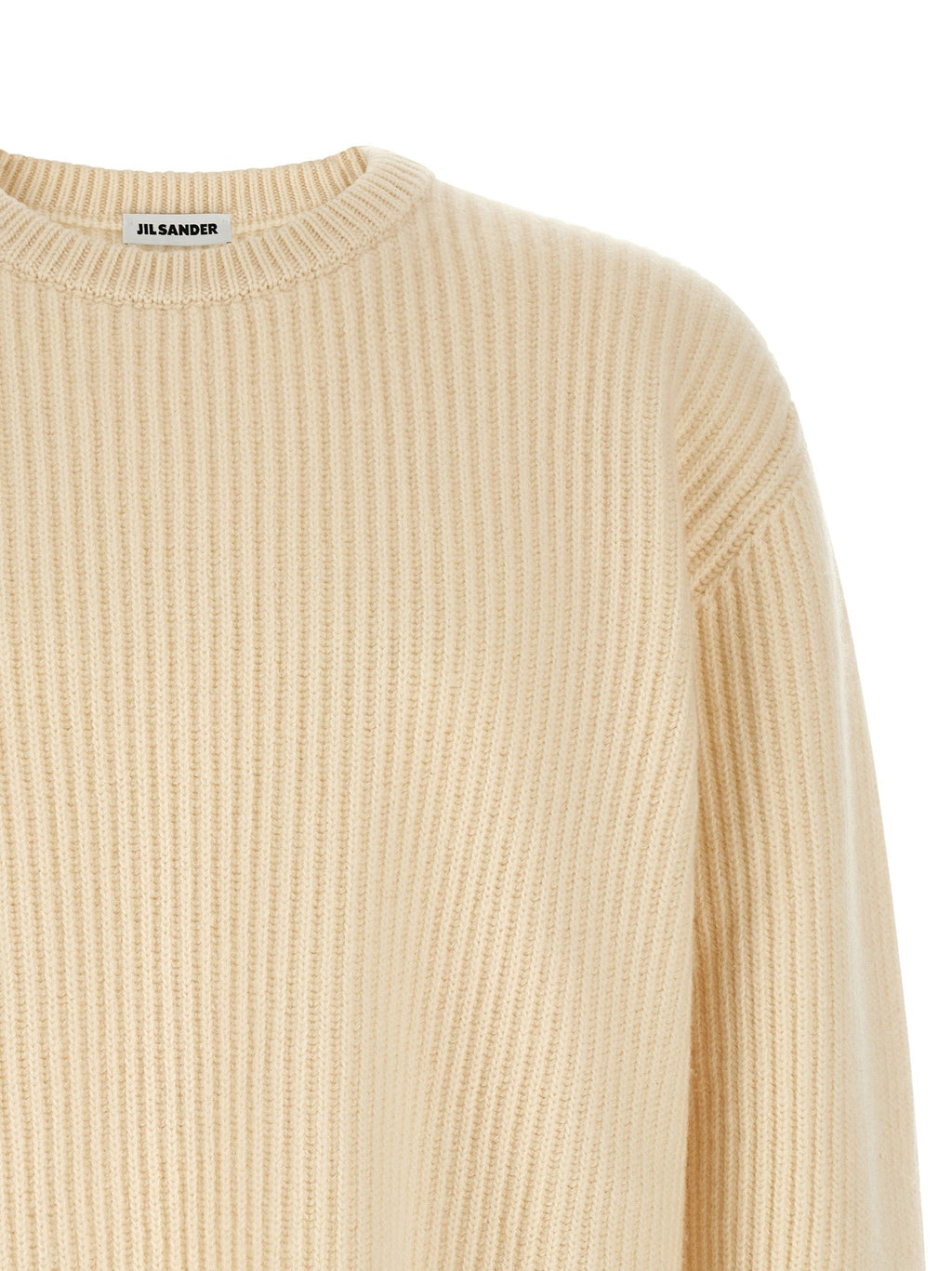 Jil Sander White Wool Cardigan Jil Sander