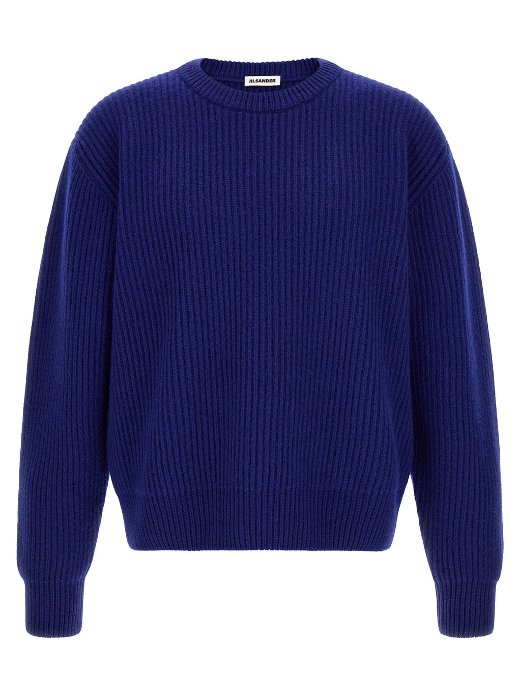 Jil Sander Blue Wool Cardigan Jil Sander