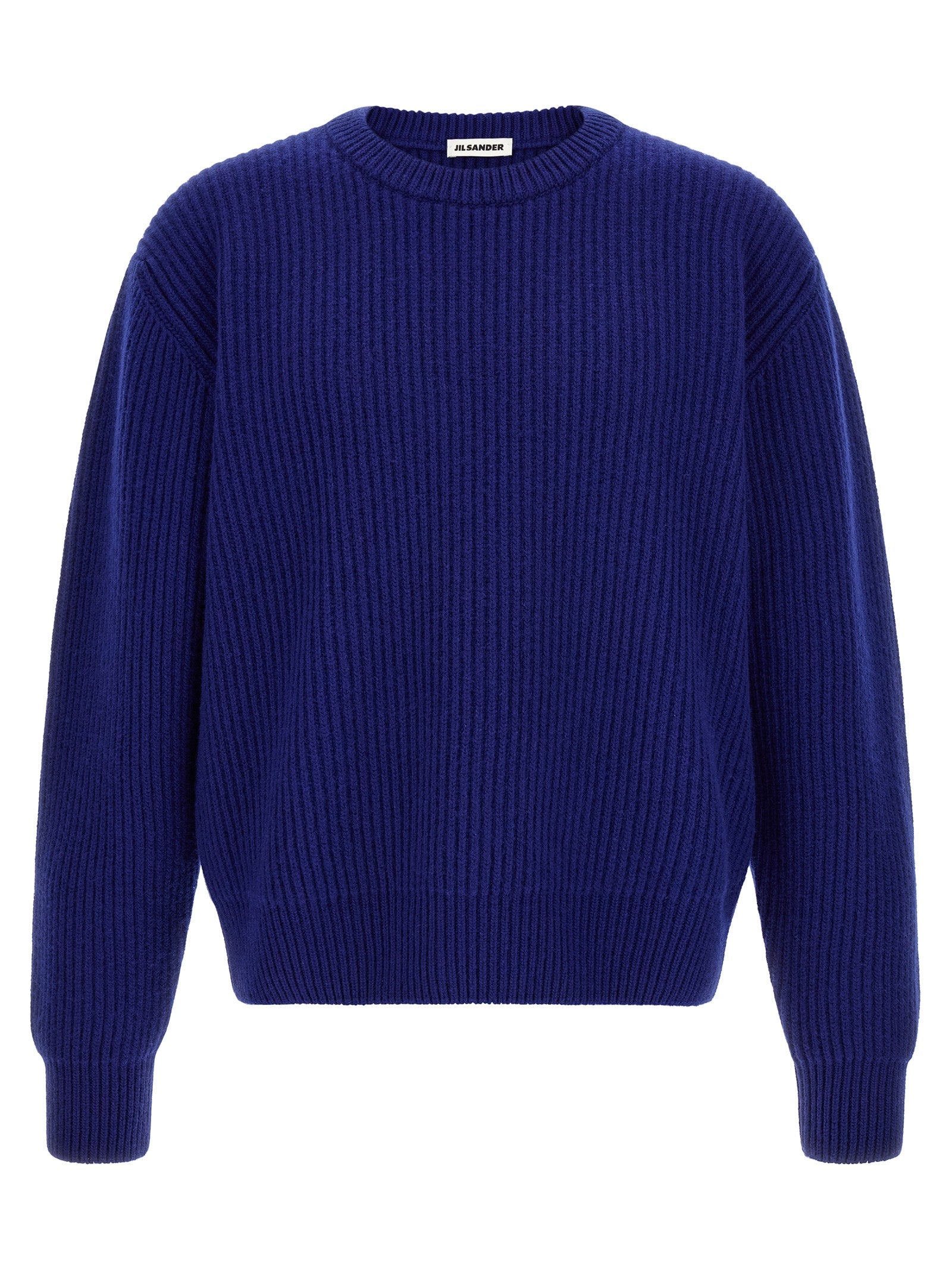 Jil Sander Blue Wool Cardigan Jil Sander