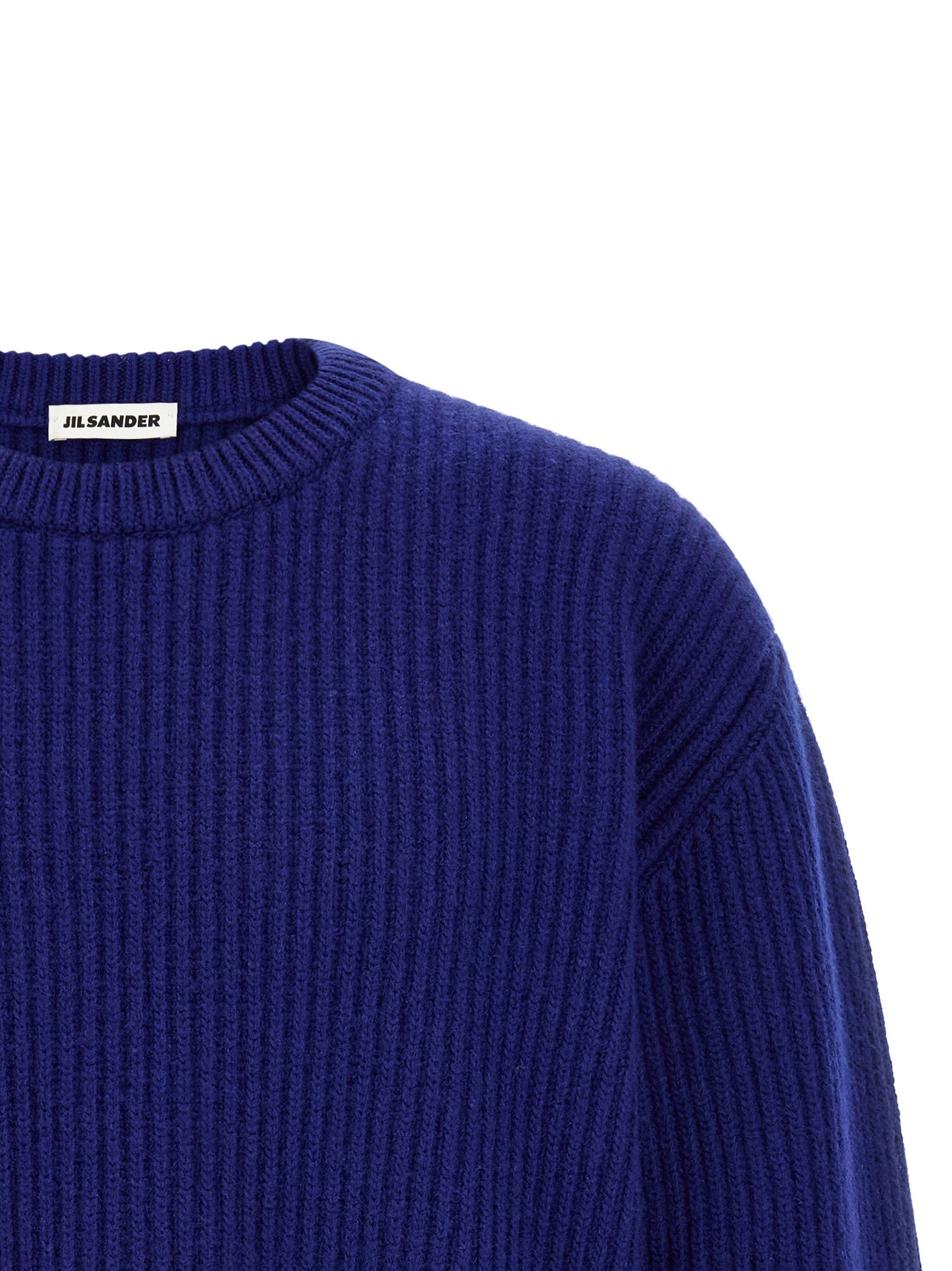 Jil Sander Blue Wool Cardigan Jil Sander