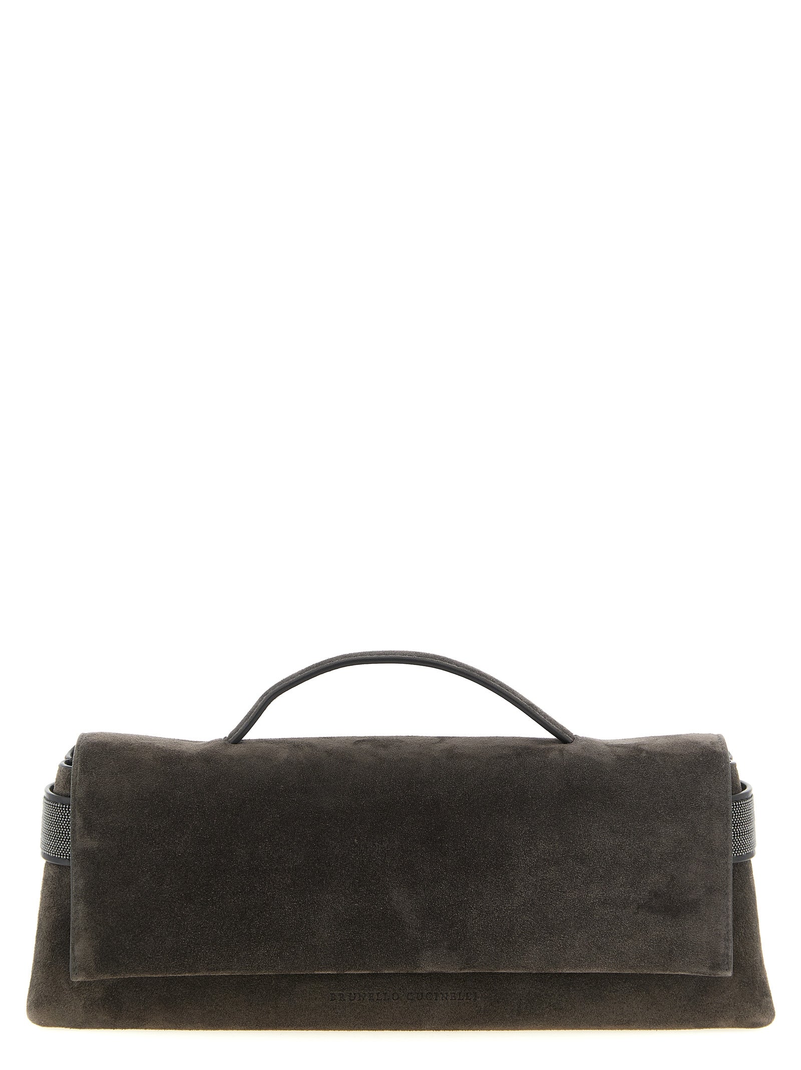 Brunello Cucinelli Brown Calfskin Clutch Bag Brunello Cucinelli