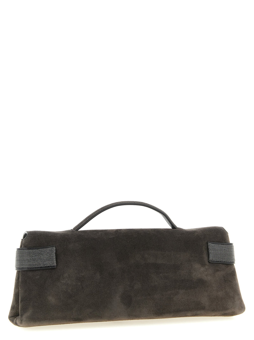 Brunello Cucinelli Brown Calfskin Clutch Bag Brunello Cucinelli
