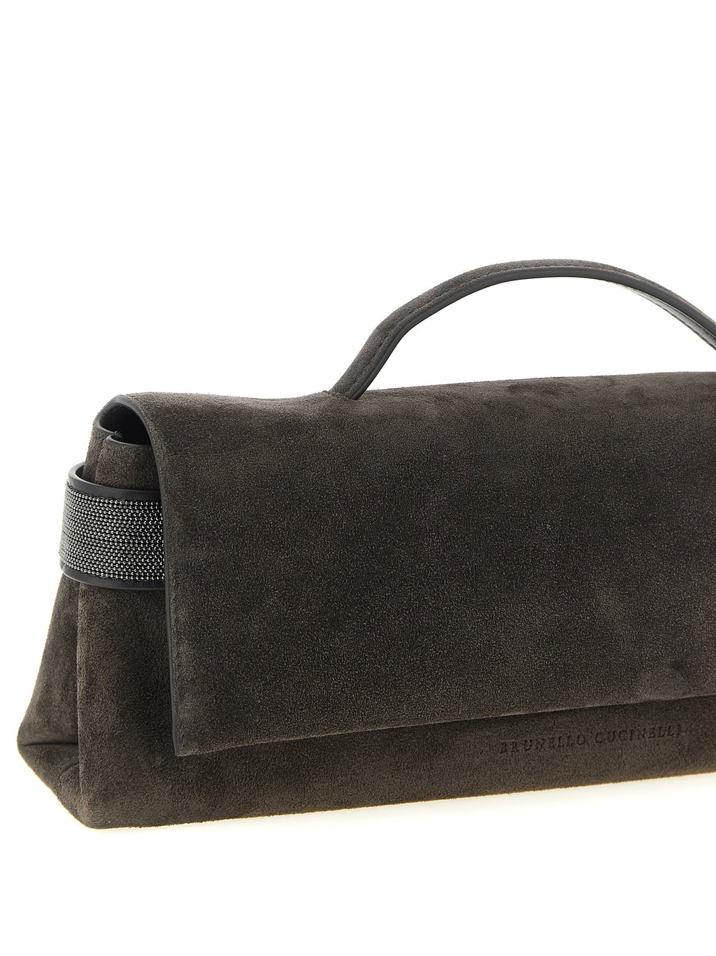 Brunello Cucinelli Brown Calfskin Clutch Bag Brunello Cucinelli