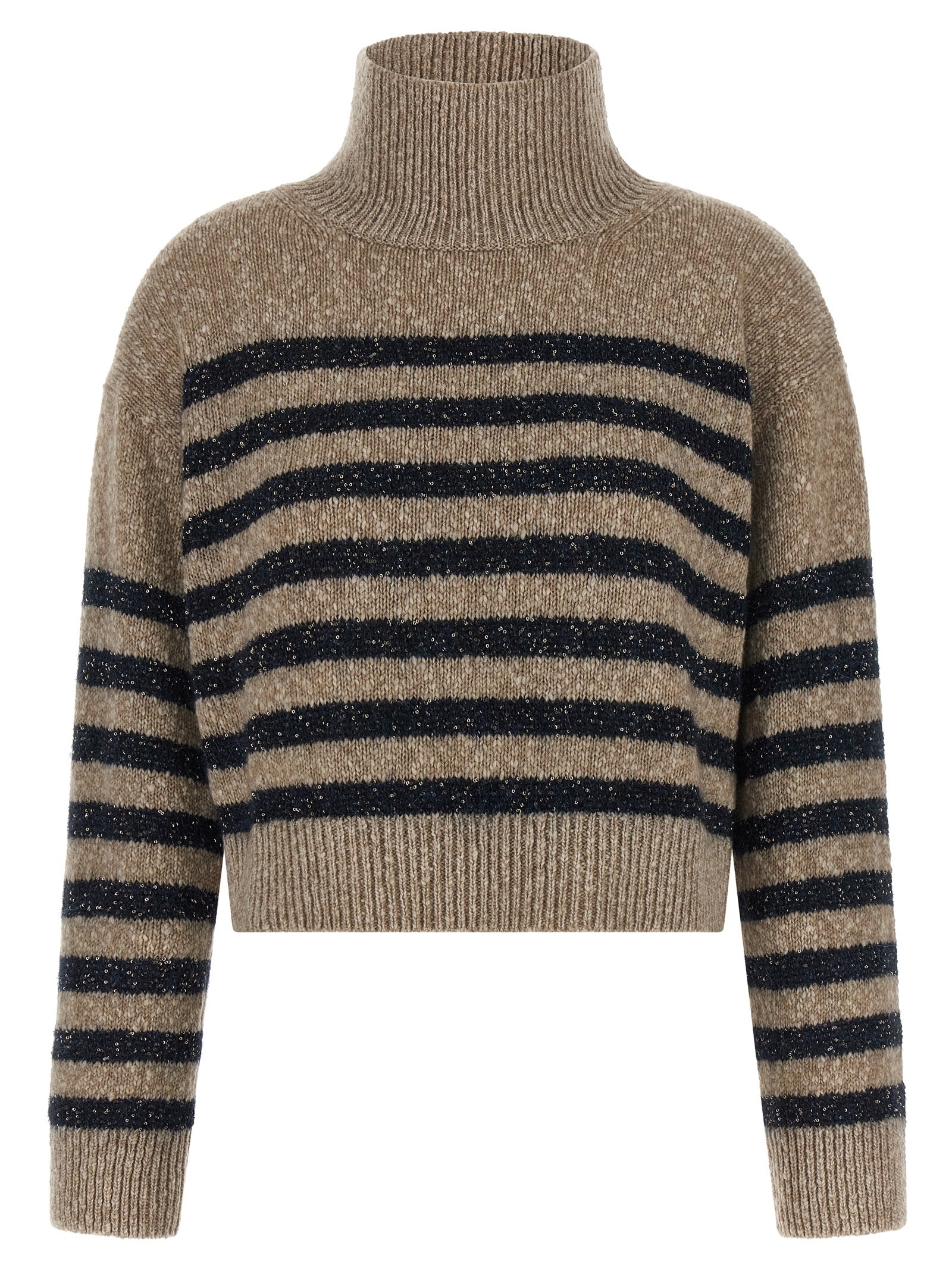 Brunello Cucinelli Multicolor Wool Cardigan Brunello Cucinelli