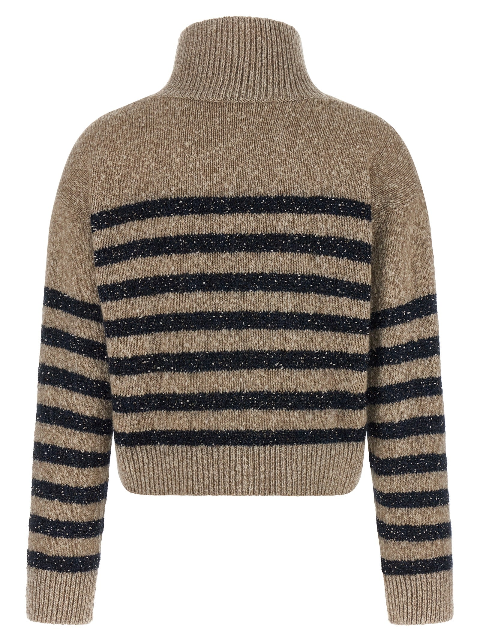 Brunello Cucinelli Multicolor Wool Cardigan Brunello Cucinelli