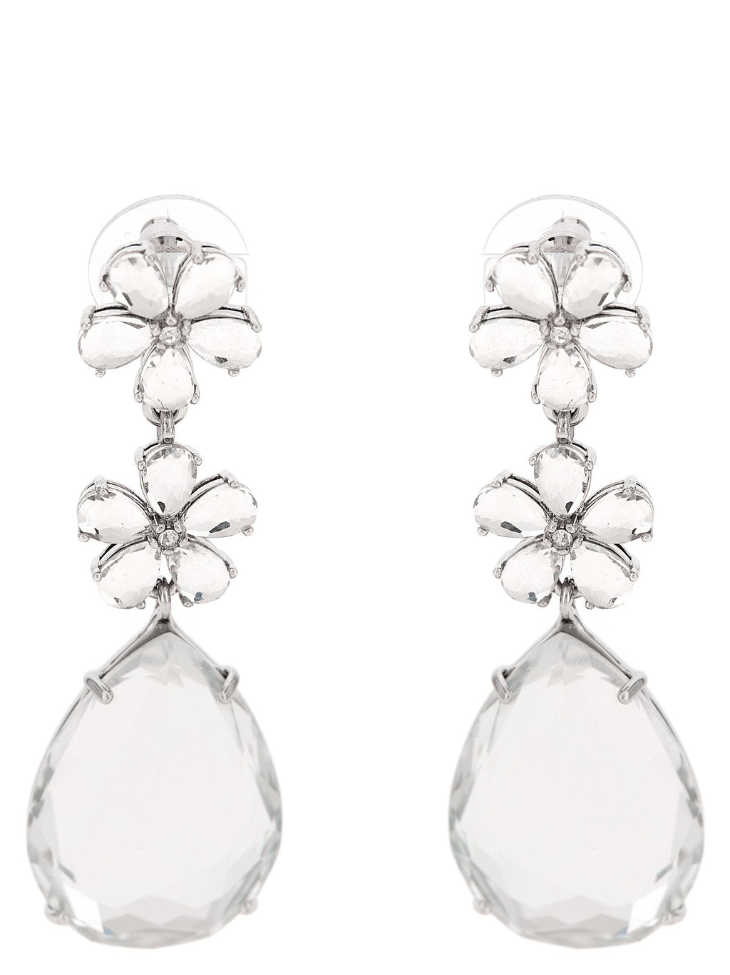 Self-Portrait Silver Brass Earrings Self-Portrait
