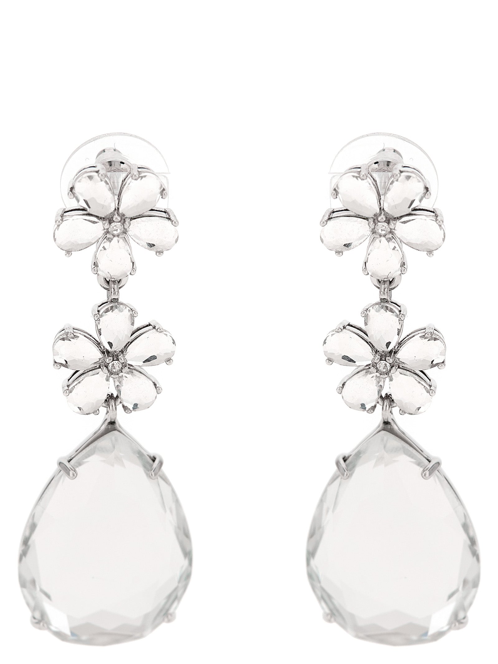 Self-Portrait Silver Brass Earrings Self-Portrait