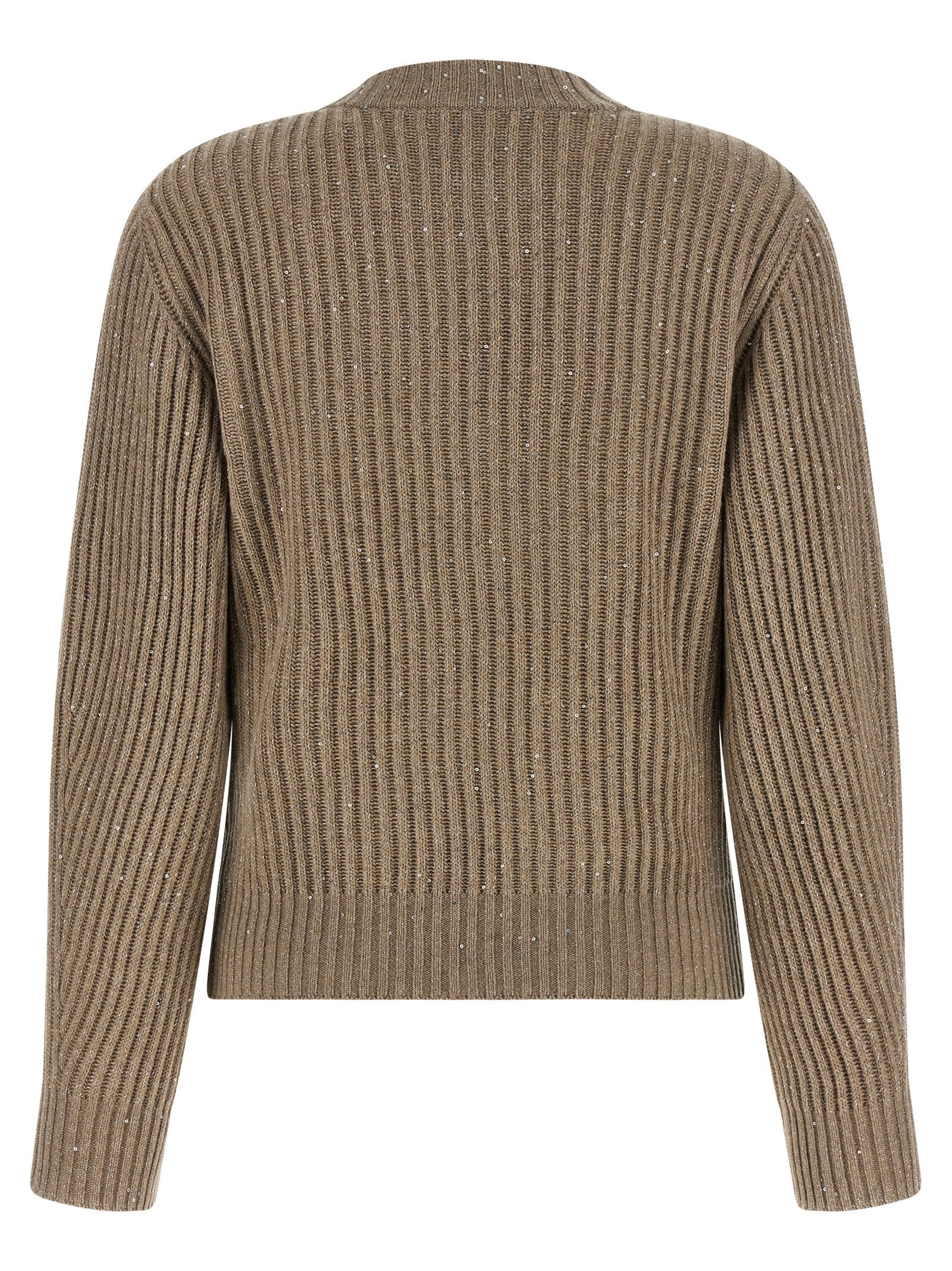 Brunello Cucinelli Beige Cashmere Cardigan Brunello Cucinelli