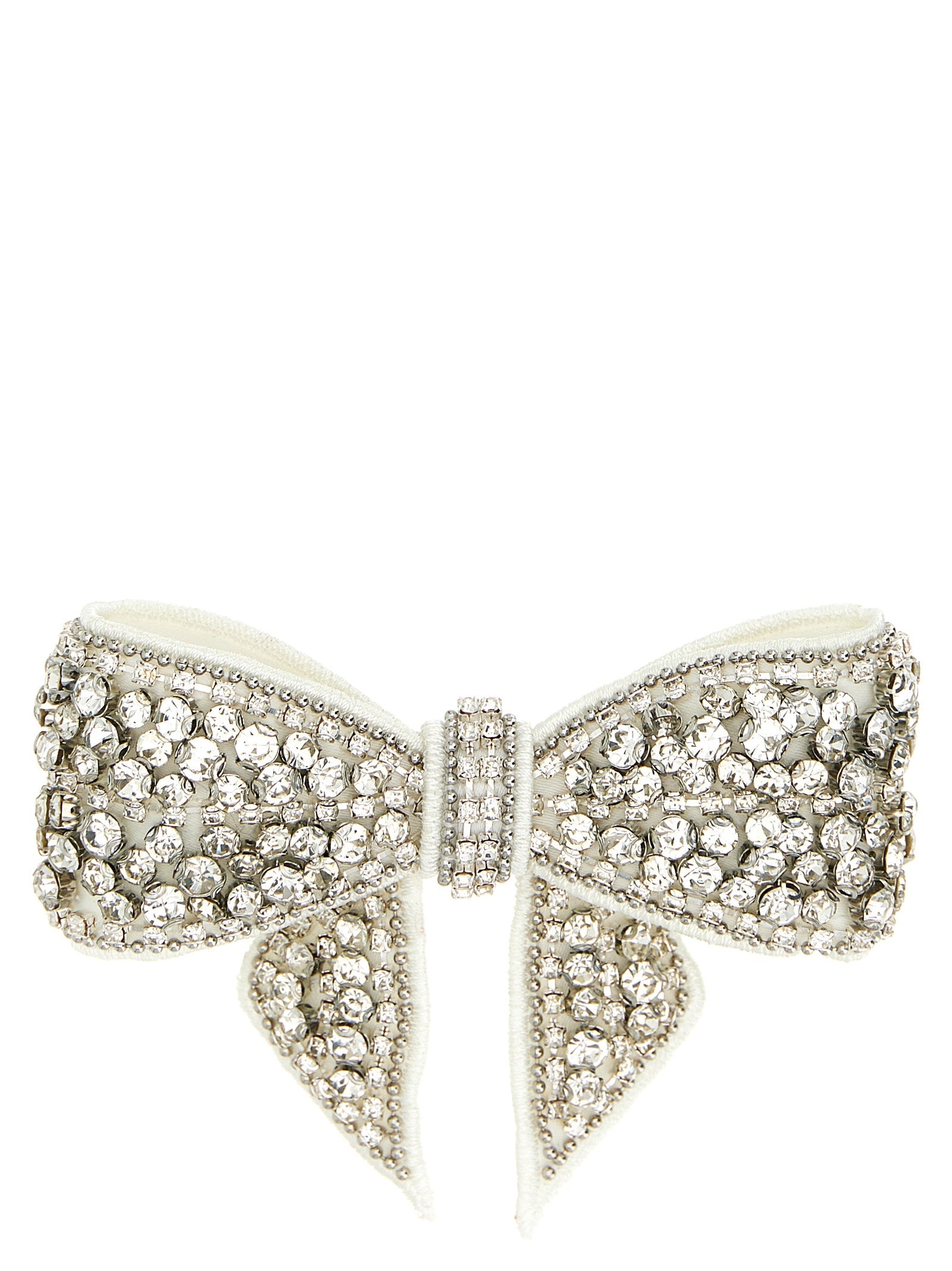 Self-Portrait White Polyester Hair Clip Self-Portrait