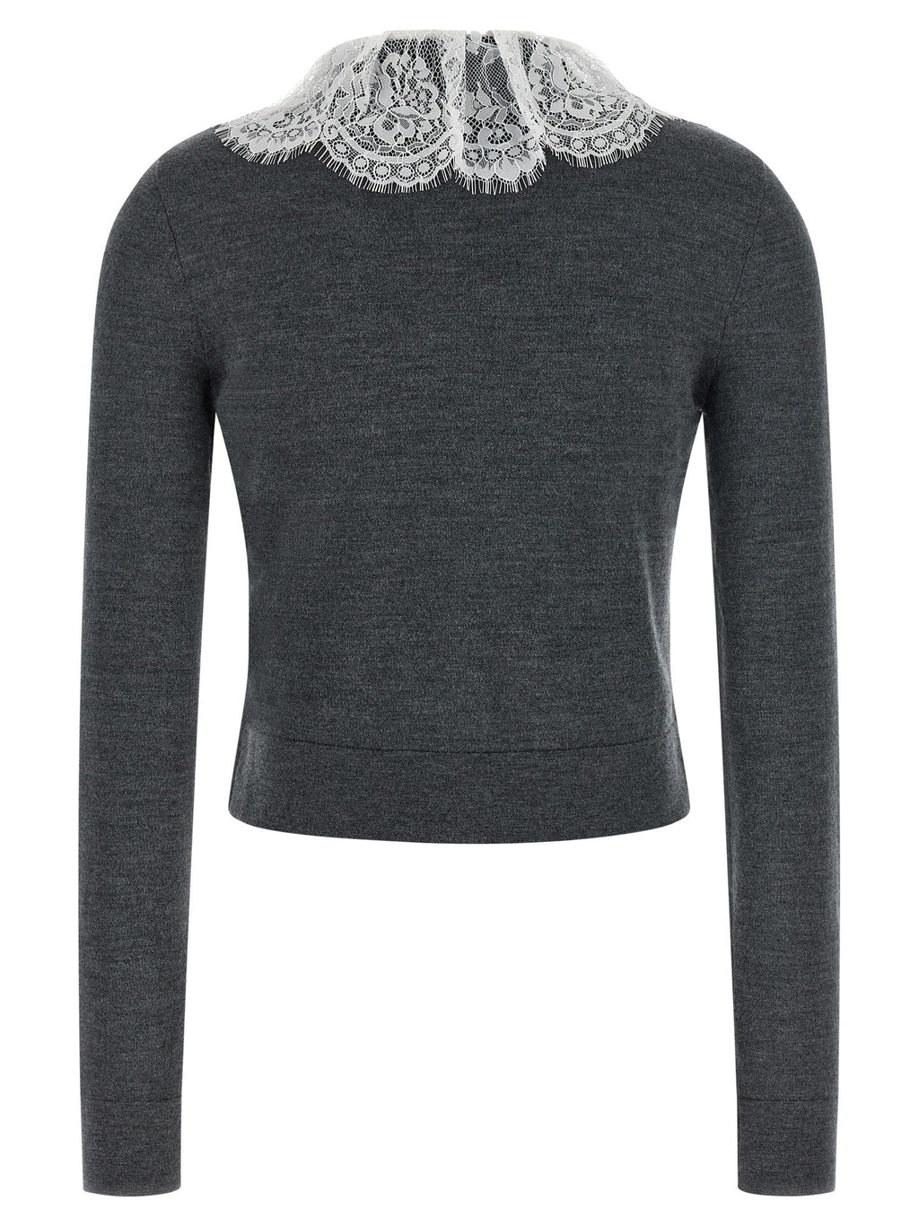 Self-Portrait Gray Wool Cardigan Self-Portrait