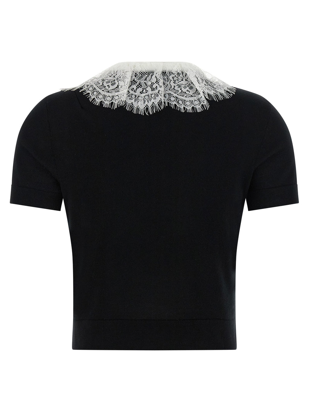Self-Portrait Bicolor Wool Blouse Self-Portrait