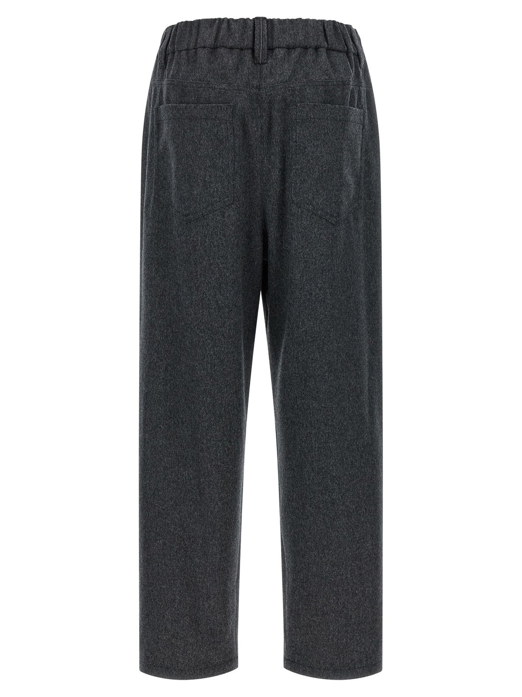 Brunello Cucinelli Gray Wool Pants Brunello Cucinelli