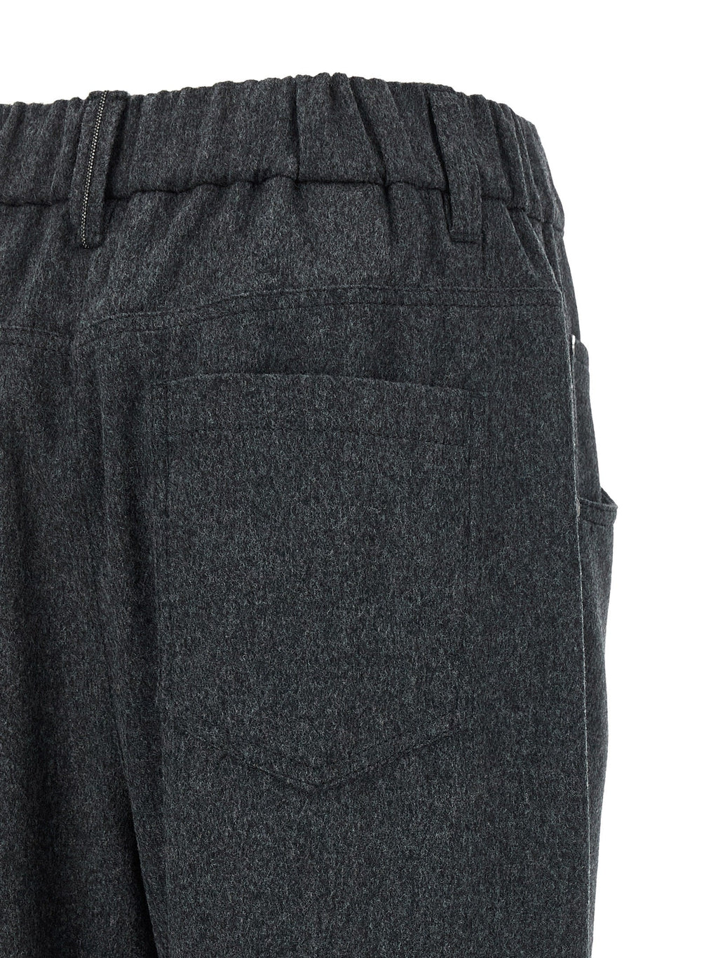 Brunello Cucinelli Gray Wool Pants Brunello Cucinelli