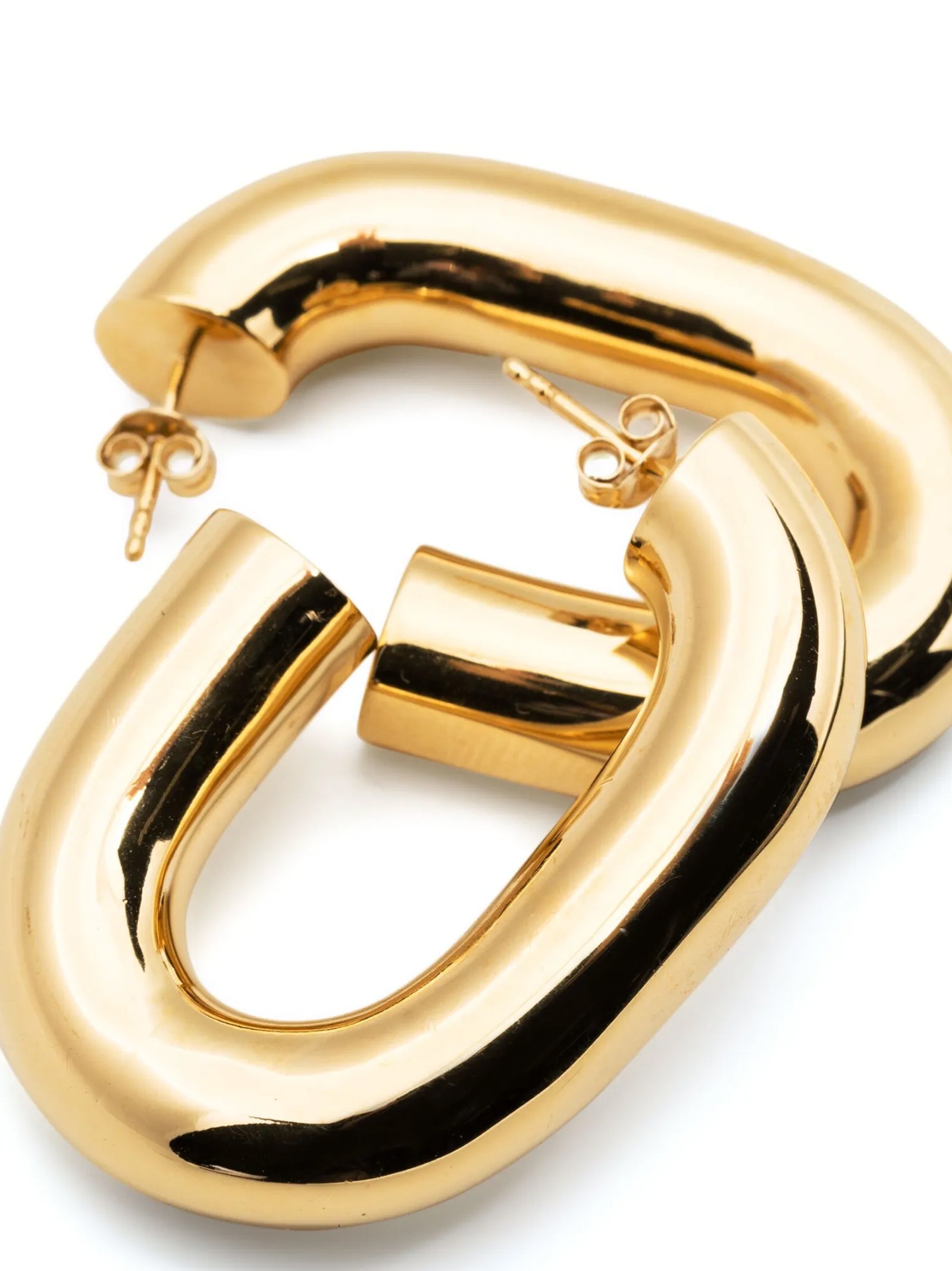 Paco Rabanne Gold Brass Earrings Paco Rabanne