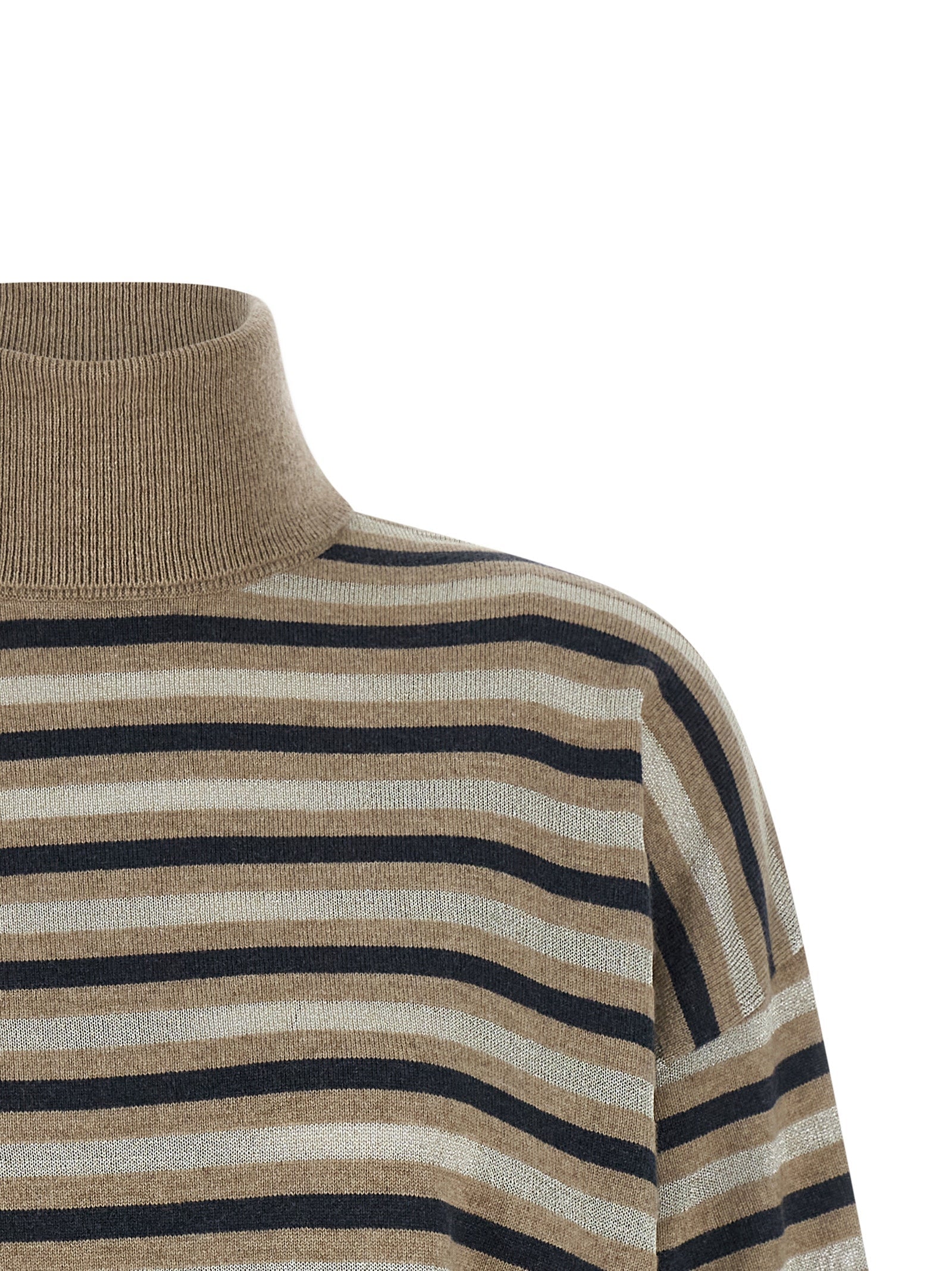 Brunello Cucinelli Multicolor Virgin Wool Cardigan Brunello Cucinelli